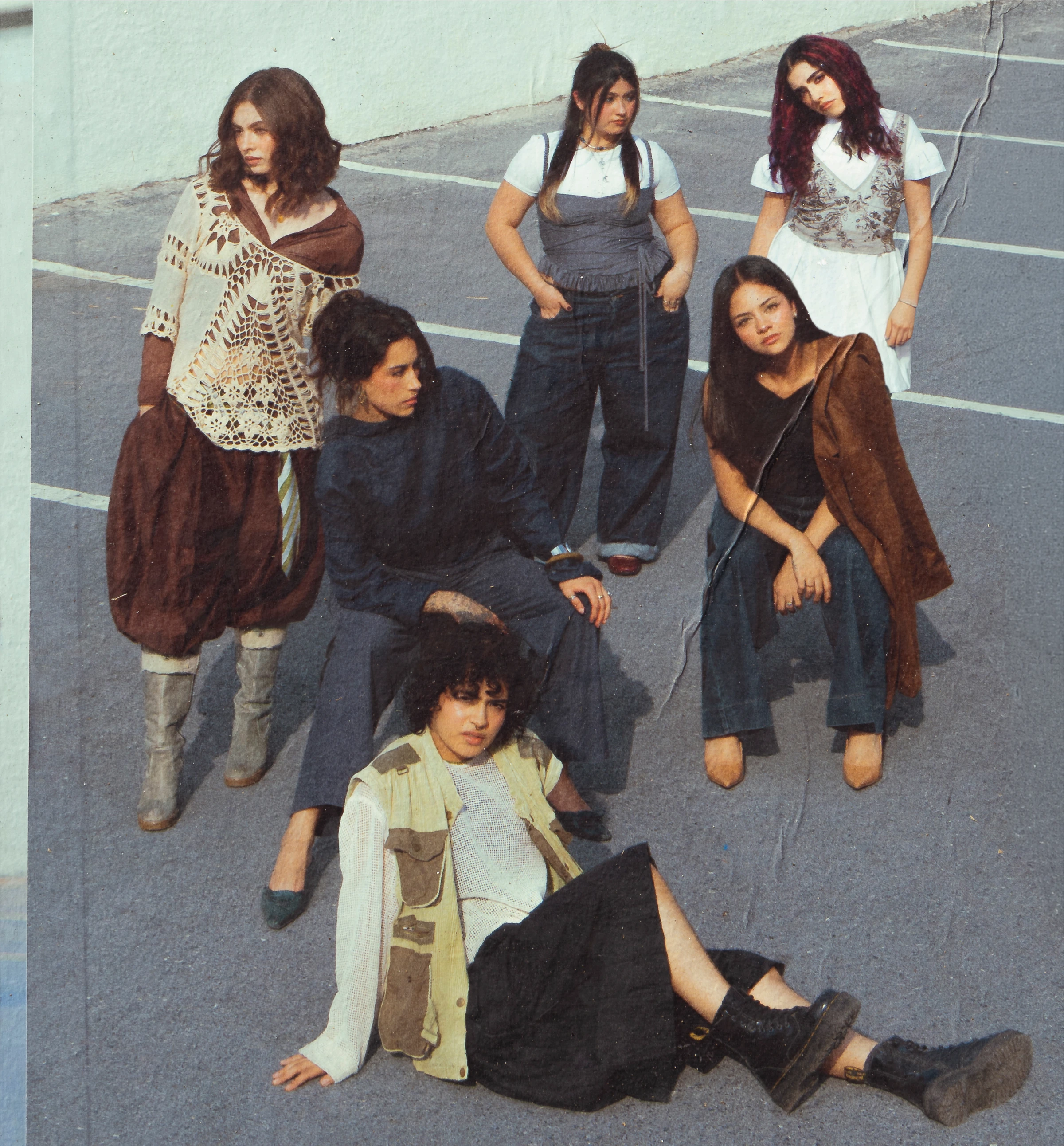 The six Human Frequency designers in an editorial group portrait